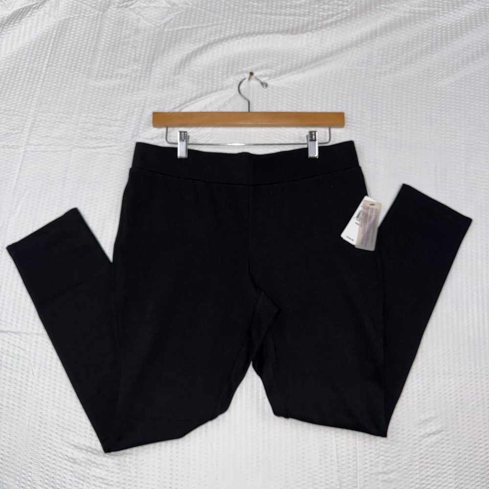 NYDJ Black Lift Tuck Technology Ponte Knit Pull On Pants 10P New